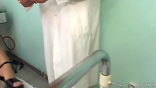 Redhead Nurse Sucks Big Cock