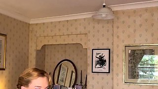 Juvenile british sweetheart solo masturbation