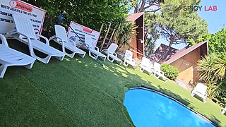 Two Laid Pussies for an Italian