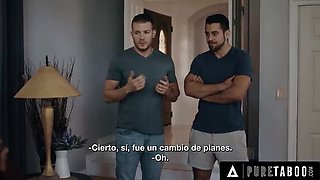 StepMom Sheena Ryder Gives In To Stepson's DP Threesome - Spanish Subs