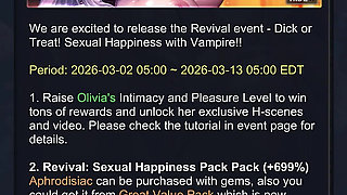 Ep1: Dick or Treat! Sexual Happiness with Vampire! First Video Unlocked - Olivia’s Alley H-scene Revealed