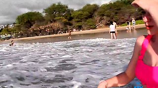 TJ Sparxxx busty blonde outdoor sex