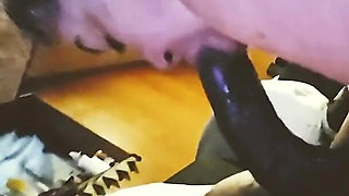 A college Teacher Sucking My Dick & Swallowing the Whole Load