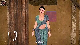 Horny Desi Indian Bhabhi: Hardcore Outdoor Secret Sex with Boyfriend in the Forest English Subtitles