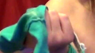 Step-son Made to Eat Step-mom's Panties Taboo Family Role Play