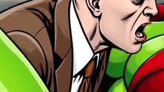 Horny Muscular MILF Dominatrix Fucks in the Car