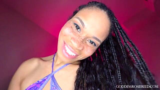Sneaky Little Cheater - Ebony Femdom Goddess Rosie Reed Homewrecking POV Asmr Whisper Cheating JOI