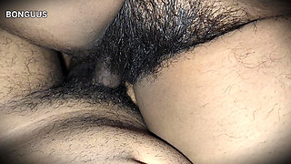 Desi Aunty sharing bed when Husband is not at home Hairy Pussy Fucking