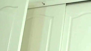Stepmom and Stepdaughter Suck Stepbrothers Cock