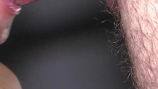 Jerk Slow Motion Cum in Mouth Swallow