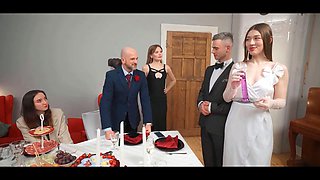 Vip4k. introduce from boyfriend's daddy: Double Penetration