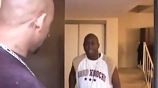 Threesome with black cocks