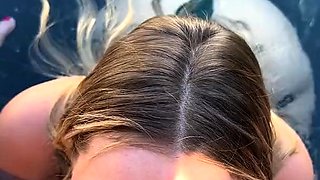 ANGELA WHITE - Mia Malkova Lesbian Fucking in the Pool