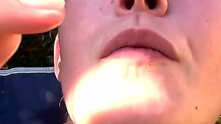 Using Myself as a Human Ashtray While Smoking Cigarettes Naked Outside in the Garden