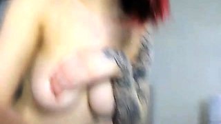 Cute amateur webcam teen girl toying pussy on webcam