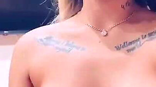 Tattooed Blonde Sucks Deeply and Takes a Hard Doggy POV - Red Nails Spread Ass