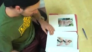 Ricky cant help but jerk his cock while looking at sexy