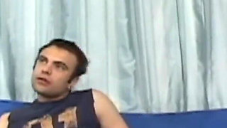 Horny blonde teen gets facial from lucky guy