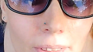 Outdoor Facial and Oral Cum