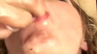 Russian teen sucks my cock upside down and makes me cum