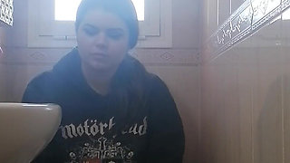 Watcher on Toilet