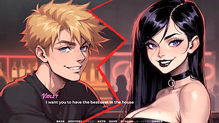 My New Girlfriend Taboo Hentai Game Ep. 41 BDSM Spanking with My Goth GF!
