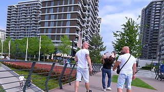 Ally Horny Takes Airtight Anal Gangbang