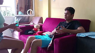 Manicure and Pedicure Ands in a Fuck with My Neighbor in the Living Room