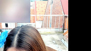 Swallowing a Toy of More Than 1 Meter on the Terrace of My House Double Camera