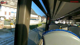 I made Shane cum on the bus with handjobs and blowjobs - DOLLSCULT