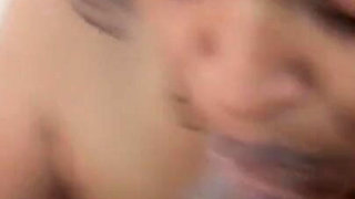 Step Mum Is Having Milk Shake After Having Shower