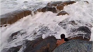I Took My Boy To The Beach, He Just Didnt Know What Was Going To Happen