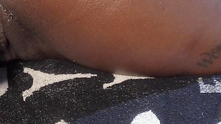 Ebony Gets Fucked by Fuck Machine