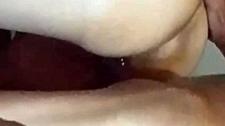 So very creamy wet pussy and she wants BLK dildo