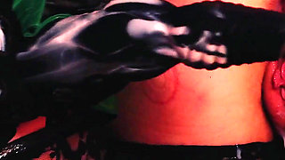 Hot strap-on lesbian fuck video!