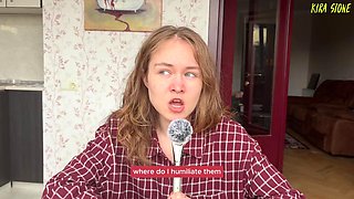 Kira Stones Lesbian QA: Dirty Talk and Personal Stories