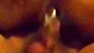 My Sperm Dripping in Her Pussy