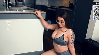 Young nymph with small titties loves her stepdad roleplay