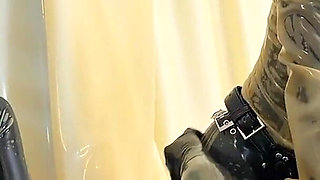 Mistressae & Miss Lilly: Latex Bedroom Foursome Edging Session