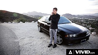 Pussy to mouth action with erotic Xander Corvus from Vivid