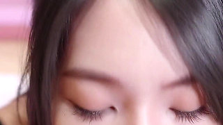 Asian Babe Miuzxc Messy Sloppy Blowjob & Massive Squirt Doggy Session
