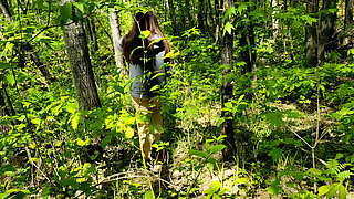 Naked Ass Walk Through Spring Forest (4K UHD Remaster)
