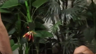 Brazilian MILF Cums a Lot on Skinny's Giant Cock.