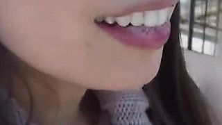 Playful Nutritionist with a Long Tongue Teases Slowly Drawing You in with a Mischievous Smile Ep1