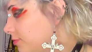 Lipstick Fetish JOI Handjob Jerk off Encouragement Taboo Black Lipstick Dirty Talk Glitterqueen1999