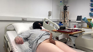 Nurse Ruby's Sounding Exam - Sizing up Her Patient's Tiny Urethra