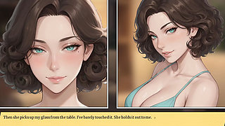 With Great Pleasure #12 - Animated Ai XXX Game - a Hot Foot Job with a MILF
