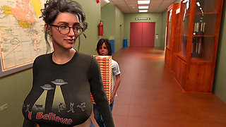 Saggy Boobs of MILF Teacher - the Beautyfield - E02