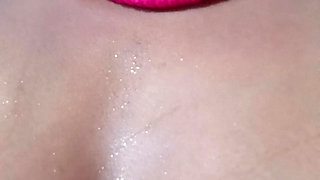 Bathing and Sucking My Nipples