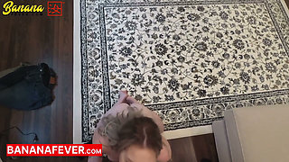 Tall Asian Guy Two Facials on Petite Curvy Dirty Blonde